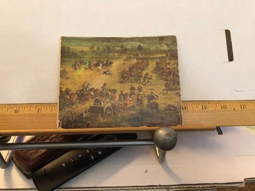 Civil War Gettysburg Cyclorama Panoramic Strip 10 Scenes Mirro-Krome HS Crocker