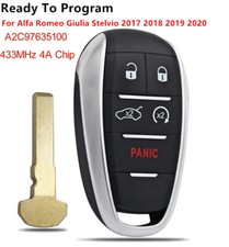 For Alfa Romeo Giulia Stelvio 5 Button Smart Key Remote Fob Unlocked Kr5alfa434