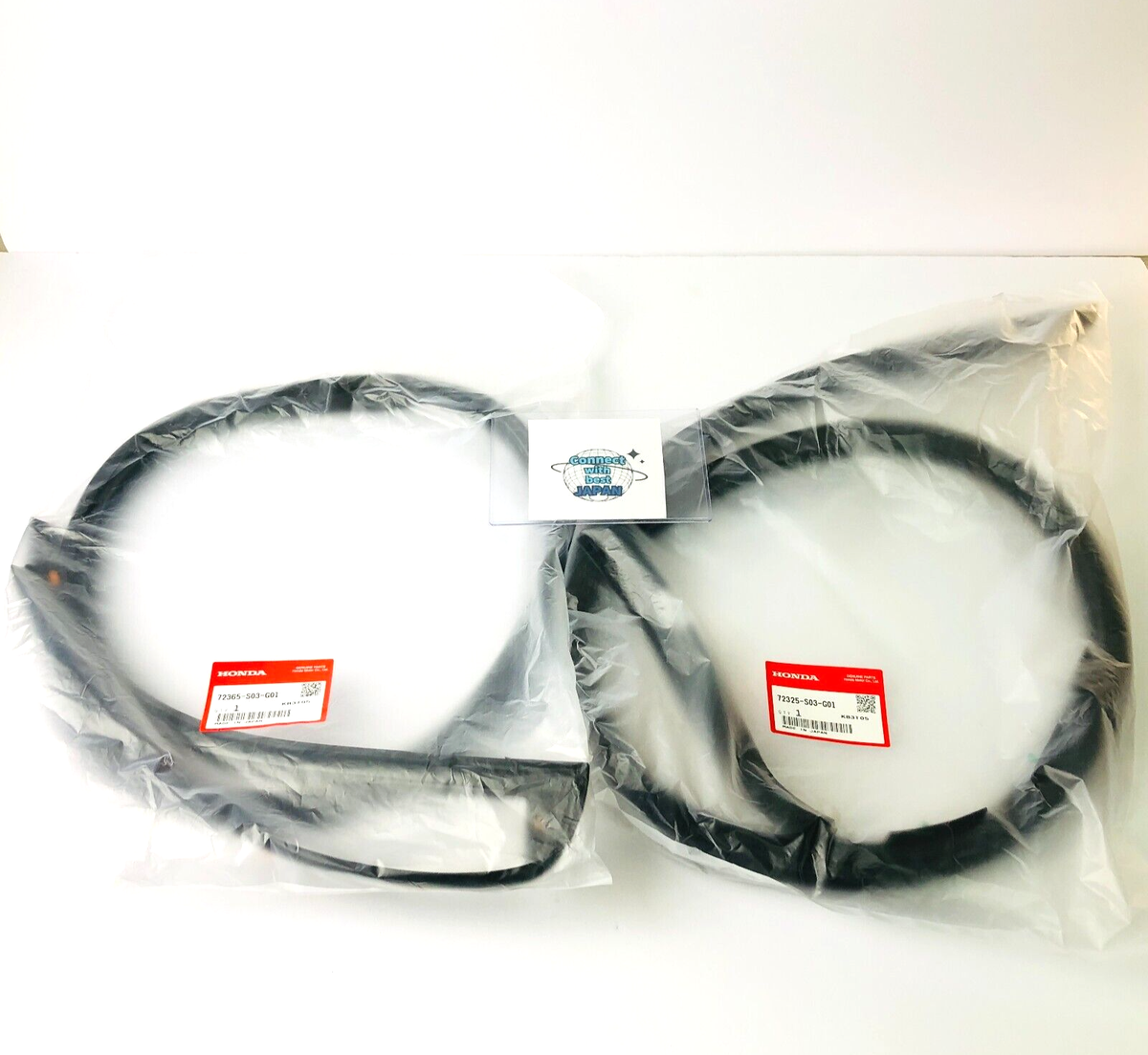 HONDA GENUINE Civic Front Door Sub Seal Right Left set 72325 - S03