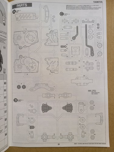 TAMIYA 1/10 RC Alfa Romeo Giulia Sprint GTA M-04M Chassis 58307 Japan - Picture 12 of 20
