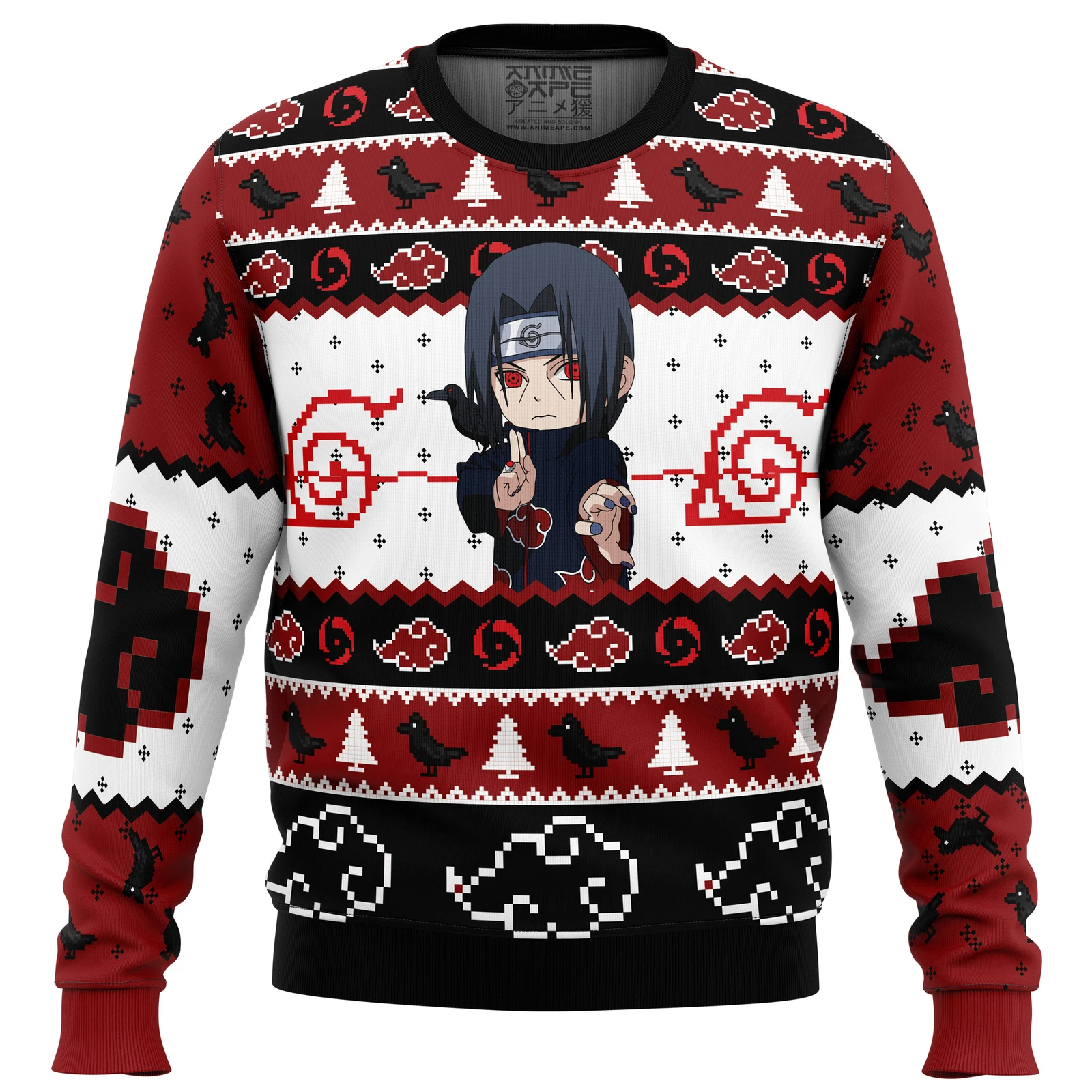Itachi Uchiha Chibi Akatsuki Narutoo Ugly Christmas Sweater