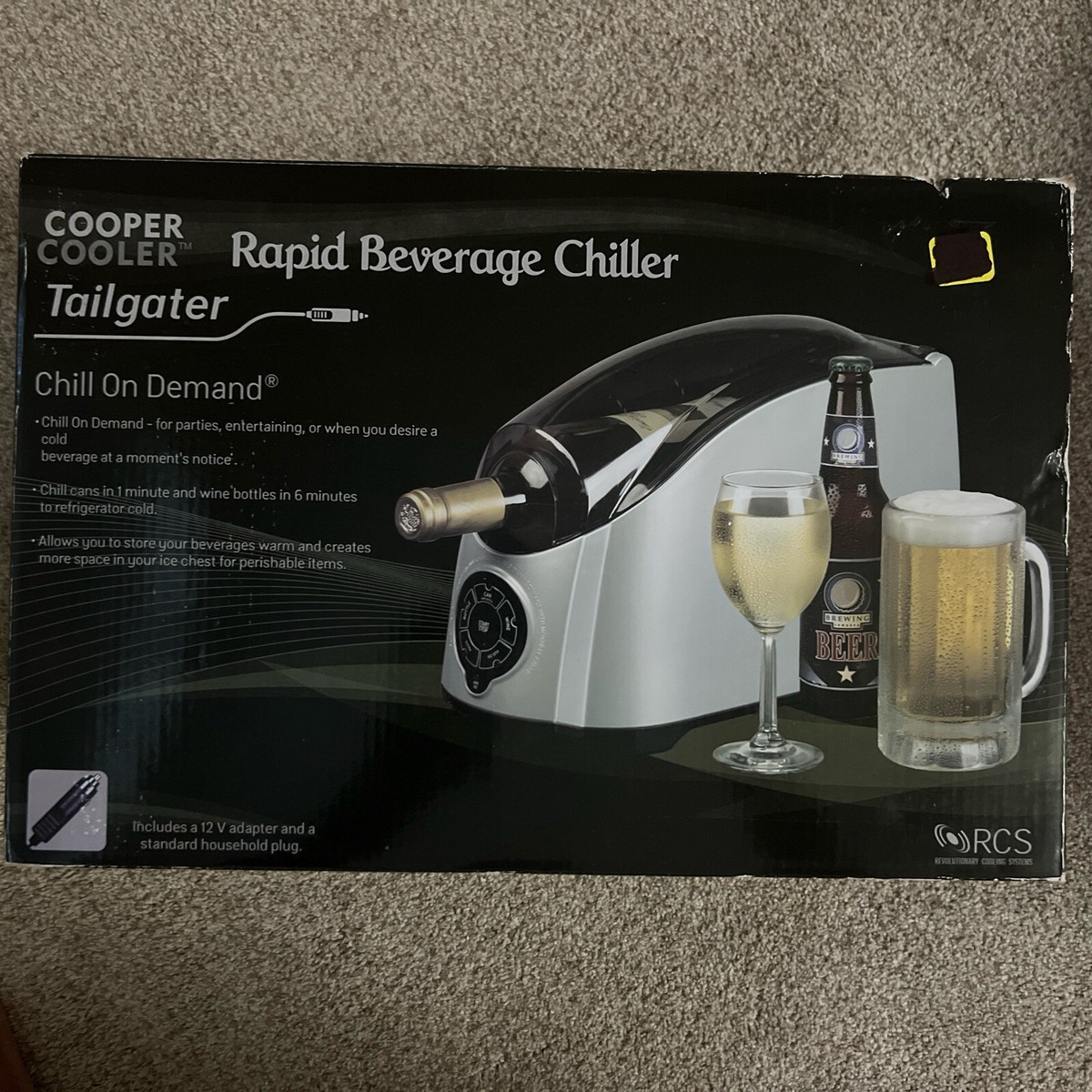 クーパークーラー　COOPER COOLER Chill On Demand Cooper Cooler Rapid Beverage Wine Chiller Chill on Demand