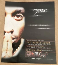 2Pac 1997 Print Ad retro cd promo art 90s Tupac Shakur R U Still Down album