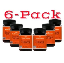 WEDDERSPOON NEW ZEALAND RAW MANUKA HONEY 6 Pack KFACTOR 16+ 1.1Lb 500g Kosher