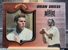 BRIAN GRIESE RC 1998 Playoff Absolute SSD #3 DRAFT PICK ROOKIE CARD Broncos 