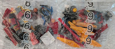 LEGO 70146 Flying Phoenix Fire Temple: 2 BAGS ONLY  Chima See Pics.