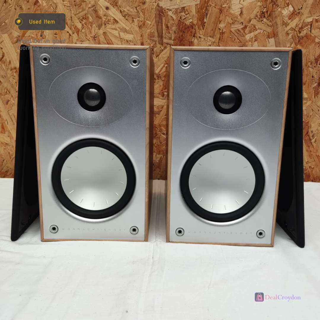 2 X MORDAUNT SHORT AVANT 902 LOUDSPEAKERS HI-FI BOOKSHELF WIRED