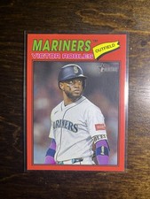 Heritage #140 Victor Robles Red Border Washington Nationals