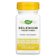 Nature’s Way, Selenium Yeast-Free 200 Mcg, 100 Capsules exp 1/25