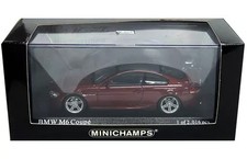 1/43 Minichamps BMW M6 Coupe 2006 Dark Red Metallic Diecast Model 431026120