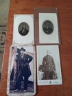 2 CIVIL WAR era Tin Types & Ulysses S. Grant Photo.& German Soldier C.D.V.