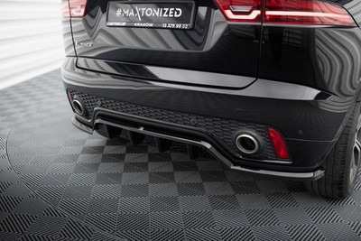 Maxton Design Diffusor Heckansatz passend für Jaguar E-Pace R-Dynamic Mk1 schwar