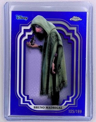 2024 Topps Chrome Disney Bruno Madrigal Purple /199 #184 Raw