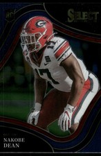 2022 Panini Select Draft Picks #200 Nakobe Dean Blue (Retail Base)