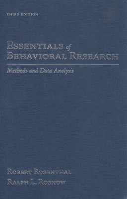 Grundlagen der Verhaltensforschung: Methoden und Datenanalyse - Rosenthal, Robert