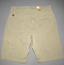 NEW PRANA Nylon Stretch Belted Khaki ZION Hiking Shorts Men's 28 NWT
