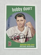 2018 Topps Archives Baseball #49 - Bobby Doerr - Boston Red Sox