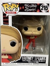 Funko Pop Rocks Music Artist Figure Collection Britney Spears 215 Red Cat Suit