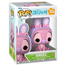 Figura Pop Disney Stitch Angel Conejo De Pascua