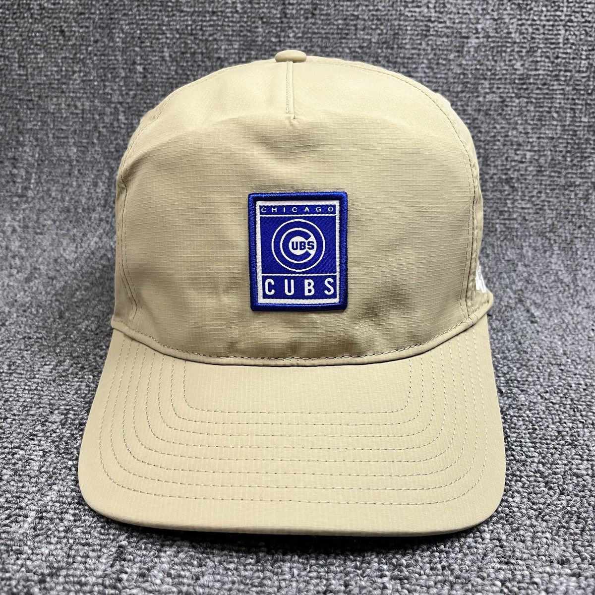 Chicago Cubs '47 Brand Cozumel Hitch Snapback Hat Khaki Ripstop MLB Cap