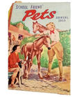 School Friend – Pets: Annual 1959 Hardcover Very Good Condition