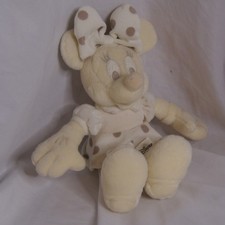 Walt Disney World White Minnie Mouse Bean Bag Plush Park Exclusive RARE NWT
