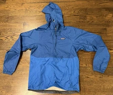 Patagonia Torrentshell 2.5L Rain Jacket Mens Small  Blue Hooded Lightweight Coat