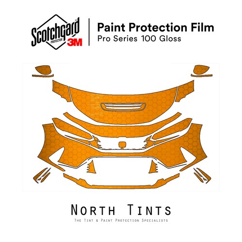 3M PRO Series PPF Clear Bra Protection Film for Honda Civic Type R 2023-2025 Kit - Picture 1 of 6