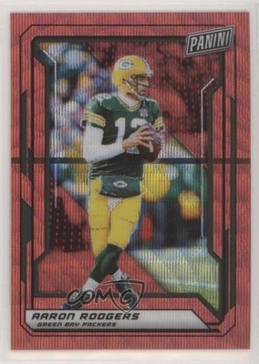 2019 Panini National Convention VIP Red Prizm 12/25 Aaron Rodgers #12 5m1