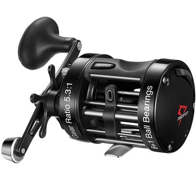 Piscifun Chaos XS Baitcasting Fishing Reel, Reinforced Metal Body Round Baitc...