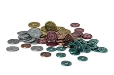 Stonemaier Games Scythe Metal Coins Board Game Addon, Accessory