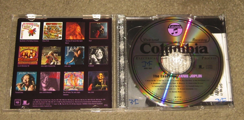 Janis Joplin - The Essential Janis Joplin (CD, 2003, 2 Discs, Columbia/Legacy) - Image 3 of 4