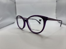 Draper James DJ5046 501 Plum Floral 54/26 M 140 Women s Eyeglasses A5935