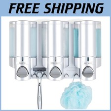Wall Mount Soap Dispenser for Bathroom, 3 x 11 oz
