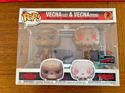Funko Pop Stranger Things & Dungeons And Dragons Vecna 2 Pack Exclusive NYCC