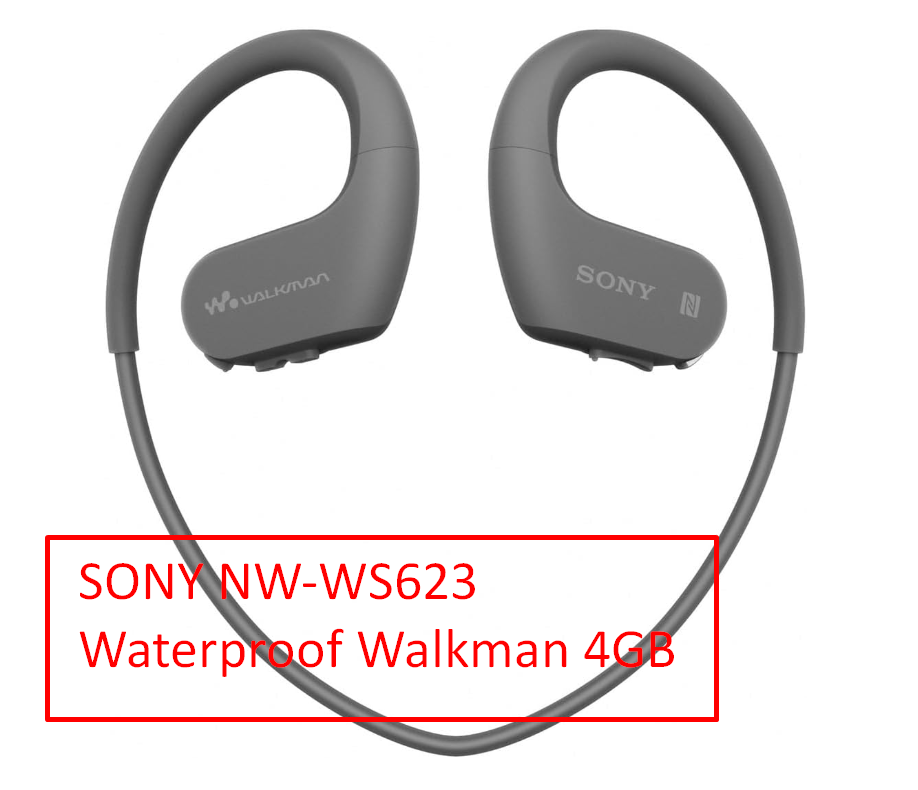 Sony Nw-ws623 4gb Waterproof Walkman Bluetooth Music Player for