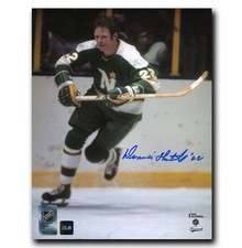 Dennis Hextall Minnesota North Stars Autographed Action 8x10 Photo NO TARIFFS
