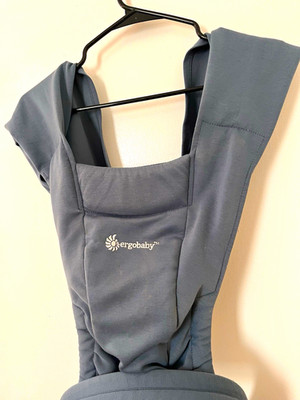 Ergobaby Embrace Cozy Knit Newborn Baby Carrier Oxford Blue 7-25 lb