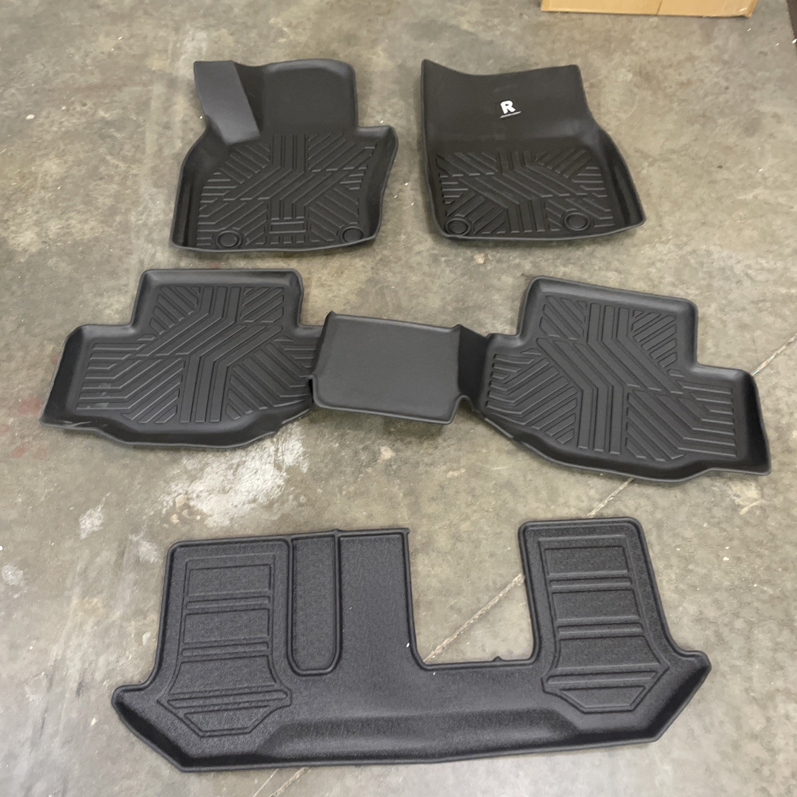 Floor Mats  for 2024–2025 Mazda CX-90 PHEV 8-Seat Bench TPE
