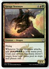 MTG Savage Ventmaw Dragons of Tarkir LP Magic The Gathering