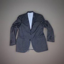 J Crew Blazer Ludlow Sport Coat Mens 40S Slim Tollegno 1900 Fabric Italy Gray