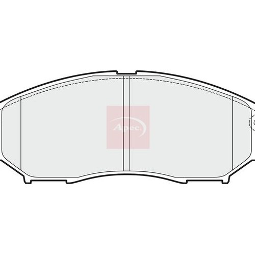 For INFINITI EX 2007 on BRAKE PADS (FRONT) (R90) PAD1502