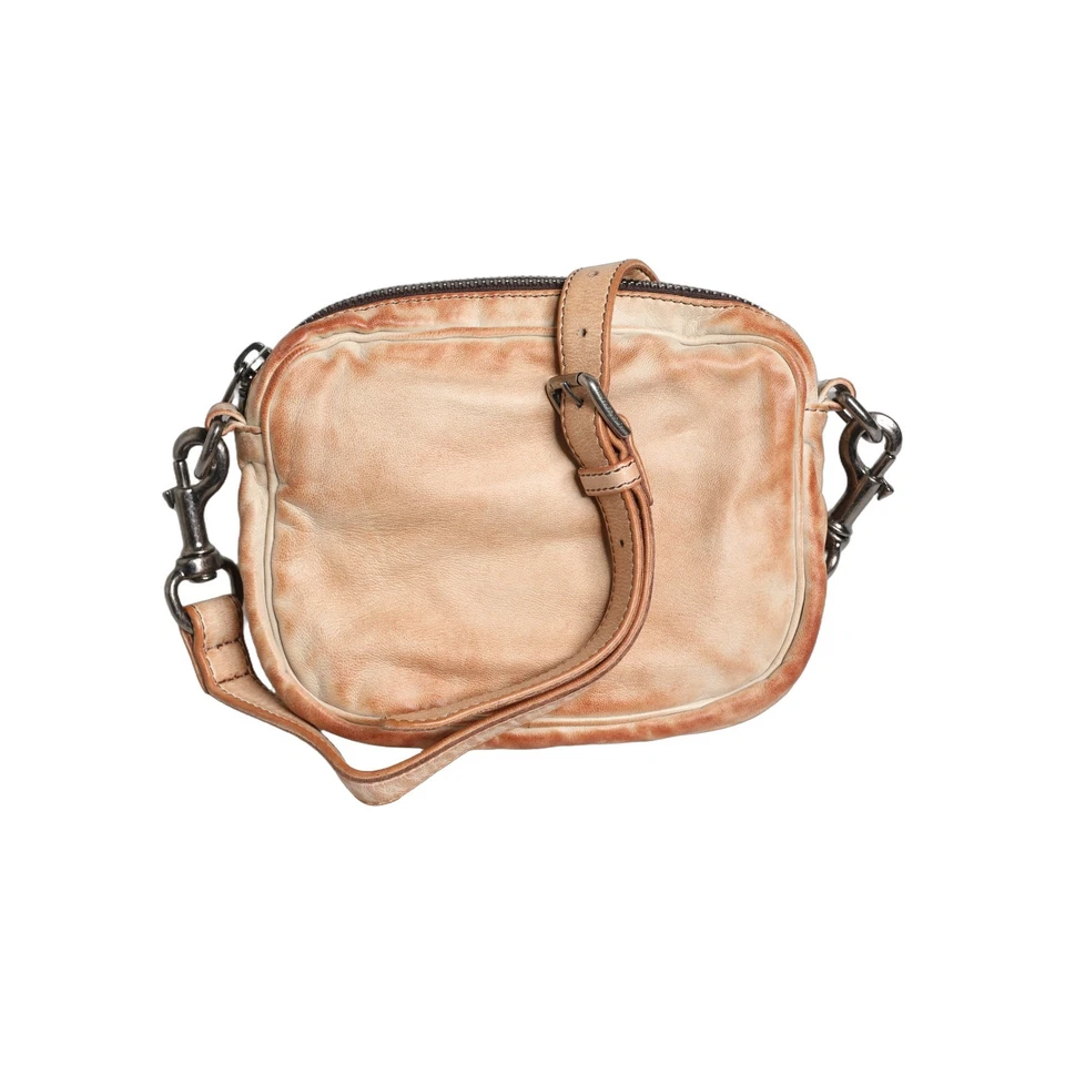 DOLCE & GABBANA Sac Beige Vintage Cuir Logo Plaque Épaule Borse Homme 2680usd - Photo 4/4