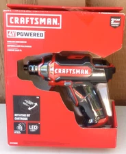 Craftsman 4-volt Max Powered Cordless Screwdriver Charger & 8 Bits - New In Box