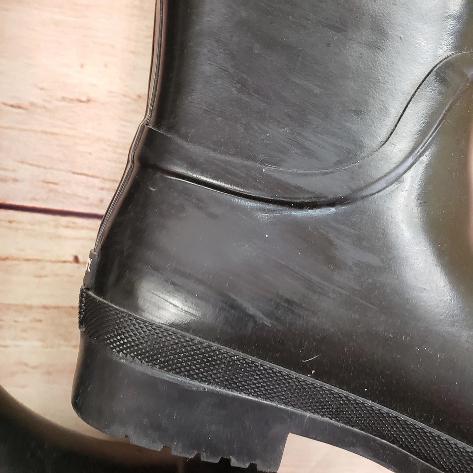 Sperry Boots Womens Size 7 Black Waterproof Rubber Rain Tall Side Zip Outdoor - Image 3 of 4