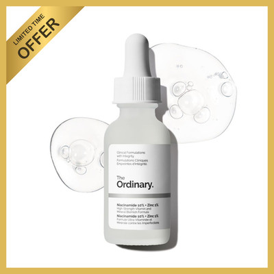 The Ordinary Niacinamide 10% + Zinc 1%, Smoothing Serum for Blemish-Prone Skin