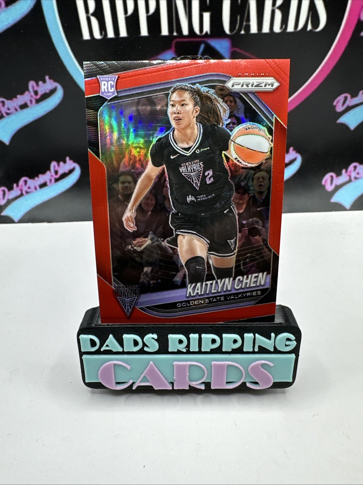 2025 Panini Prizm WNBA - Kaitlyn Chen #100 Red Prizm /299 (RC)