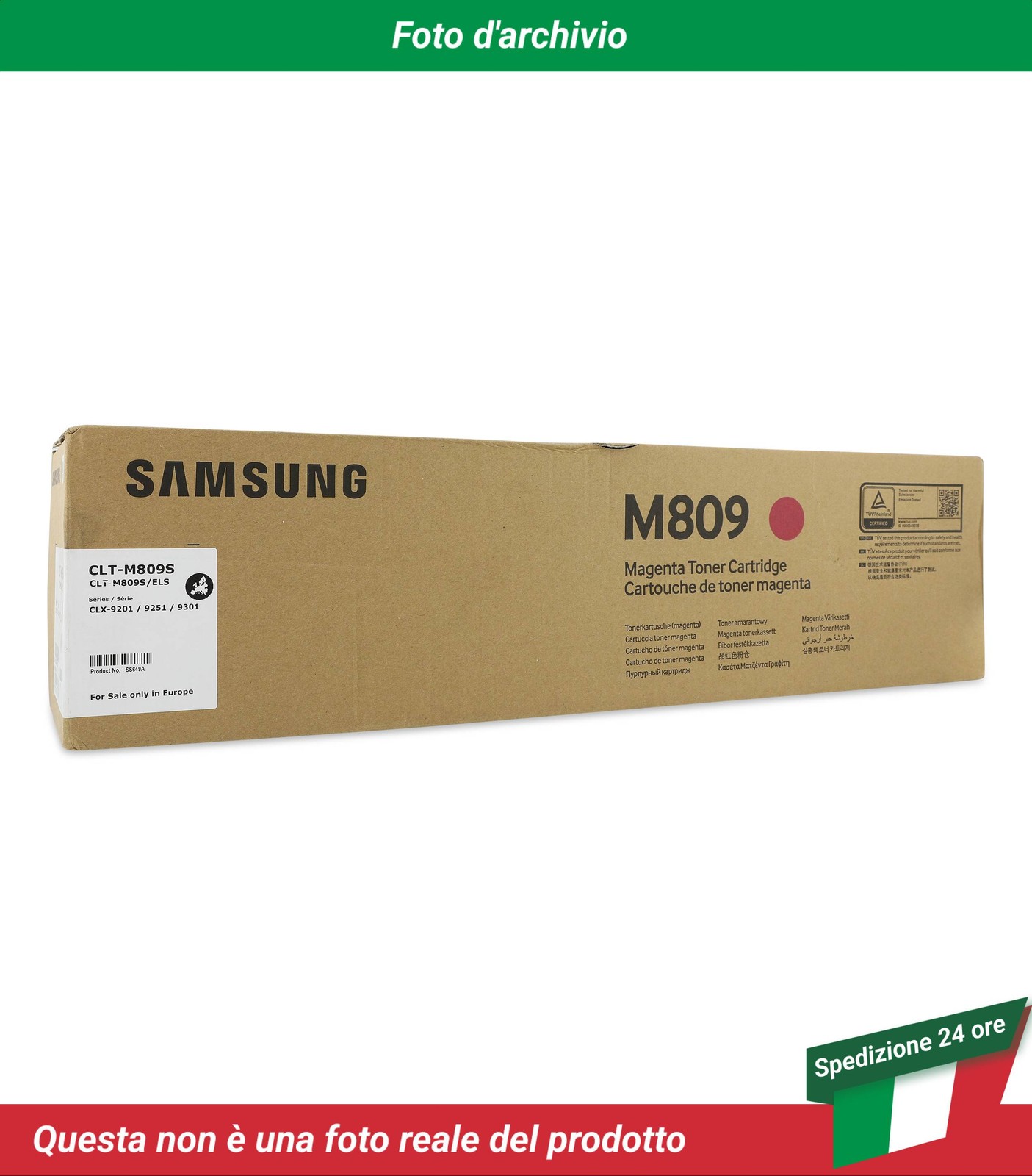 SS649A Samsung CLX-9201ND Cartuccia del Toner Magenta