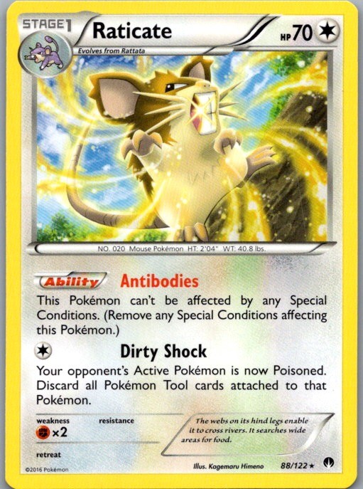 XY - BREAKpoint #88/122 Raticate