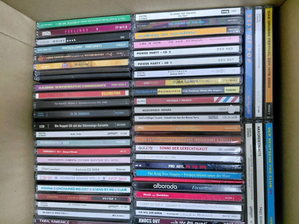100 x CD Alben, Musik, Sammlung, Paket, Konvolut, Sampler, Mix - (Paket 1) - Bild 2 von 4